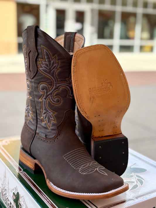 Dark Brown Leather Boot
