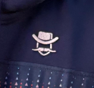 El OK Corral Navy Aztec Pullover Hoodie