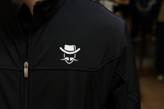 El OK Corral Black Performance Zip Jacket