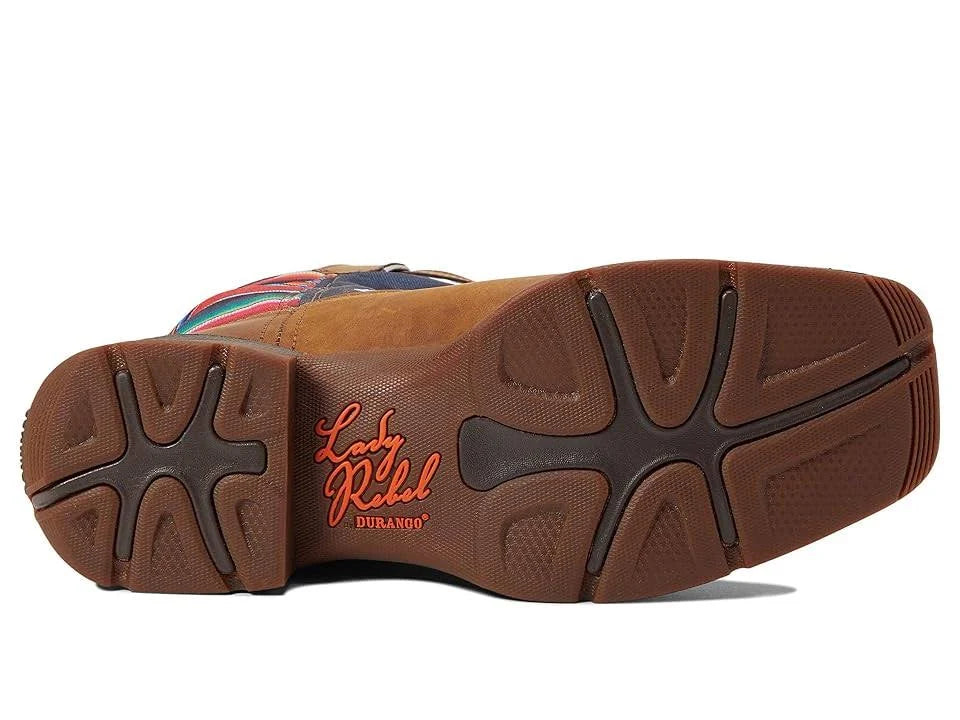 Lady Rebel by Durango® Women's Dusty Brown Serape Flag Western Boot