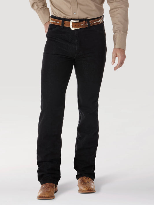 Mens Wrangler Black Slim Fit