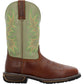 DURANGO DDB0427 MEN'S WORKHORSE SPANISH CHESTNUT CACTUS STEEL-TOE WESTERN WORK BOOT