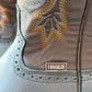 Grey Leather Boot