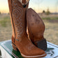 Women's Camel Brown Suede Boot (J toe)