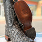 Handcrafted Pirarucu Fish Skin Leather Boots - Grey
