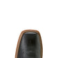 Ariat Men's Country Road 11" Wide Square Toe Boots - Black/Grey Suede