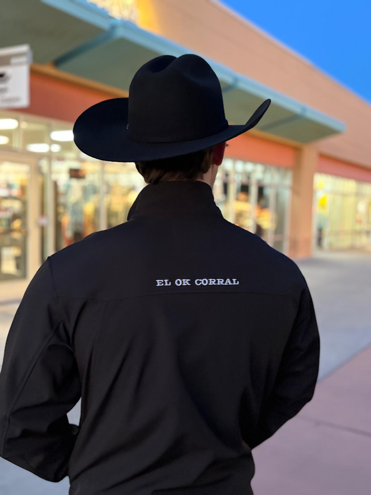 El OK Corral Black Performance Zip Jacket