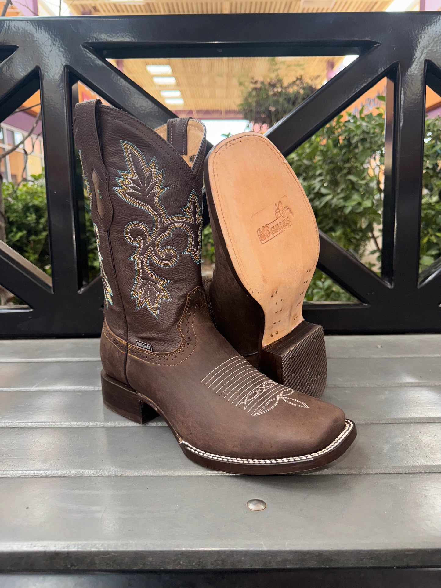 Dark Brown Leather Boot